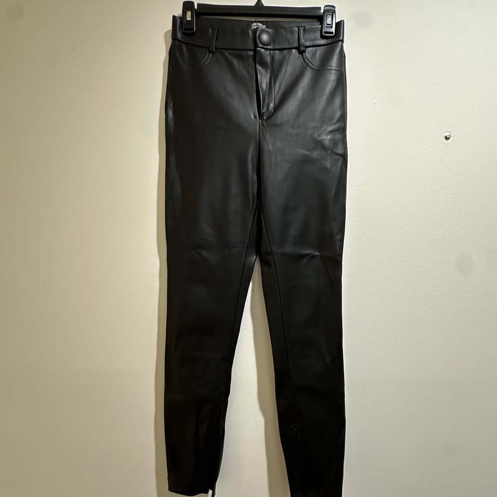 Zara Leather-Look Leggings - Women’s S